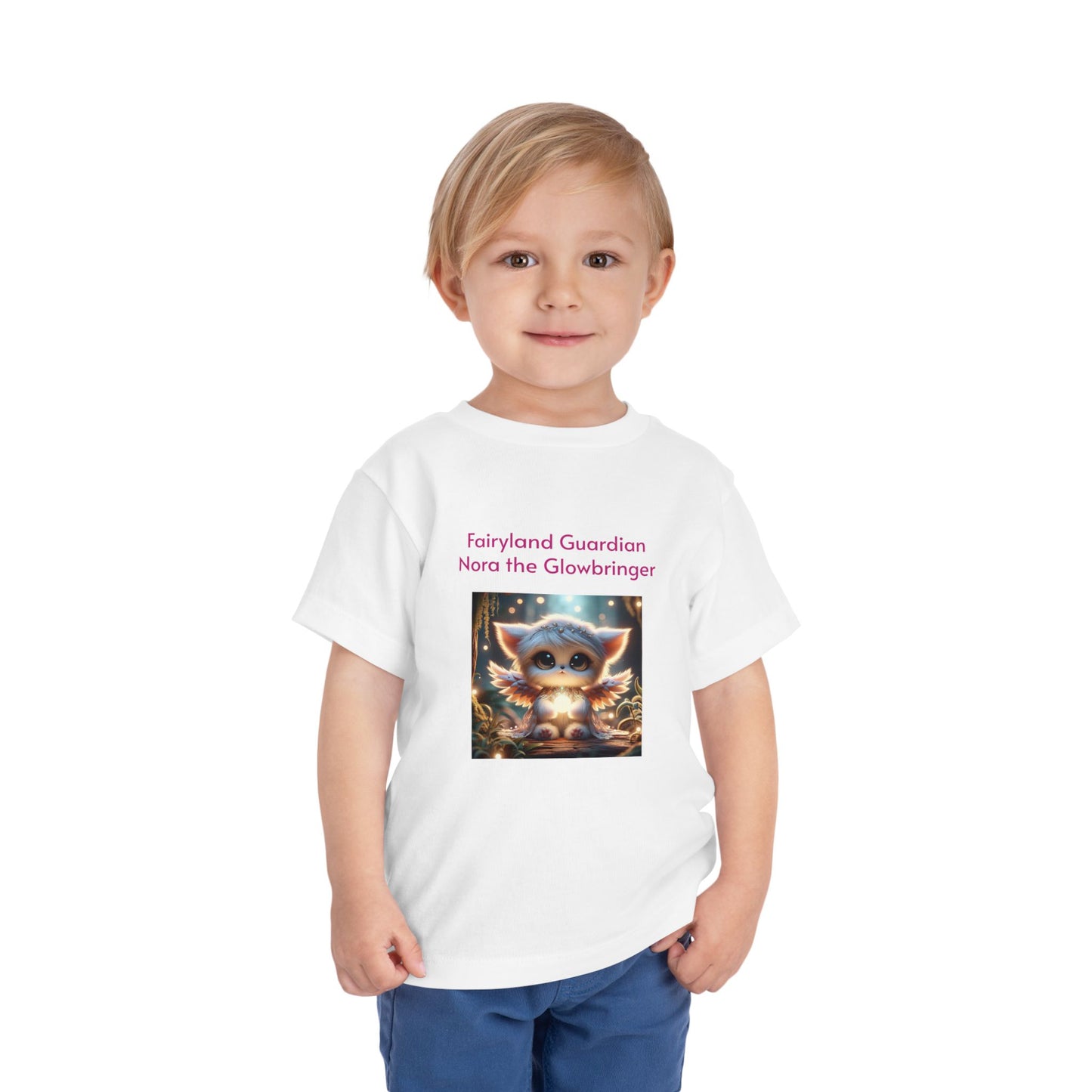 Toddler Short Sleeve Tee Nora the Glowbringer