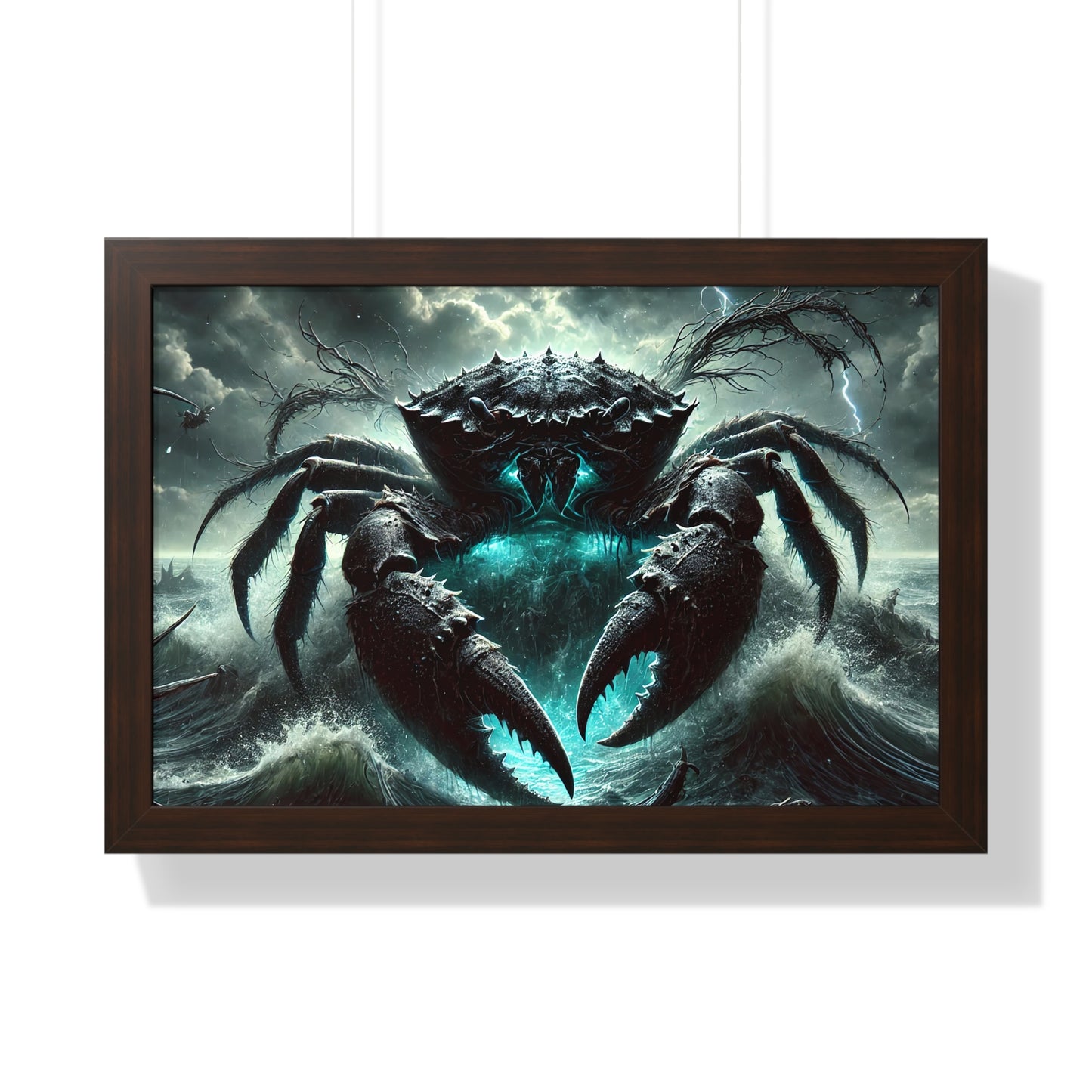 Happy Halloween Framed Horizontal Poster Cancer
