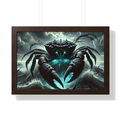 Happy Halloween Framed Horizontal Poster Cancer