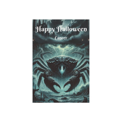 Happy Halloween Garden & House Banner - Cancer