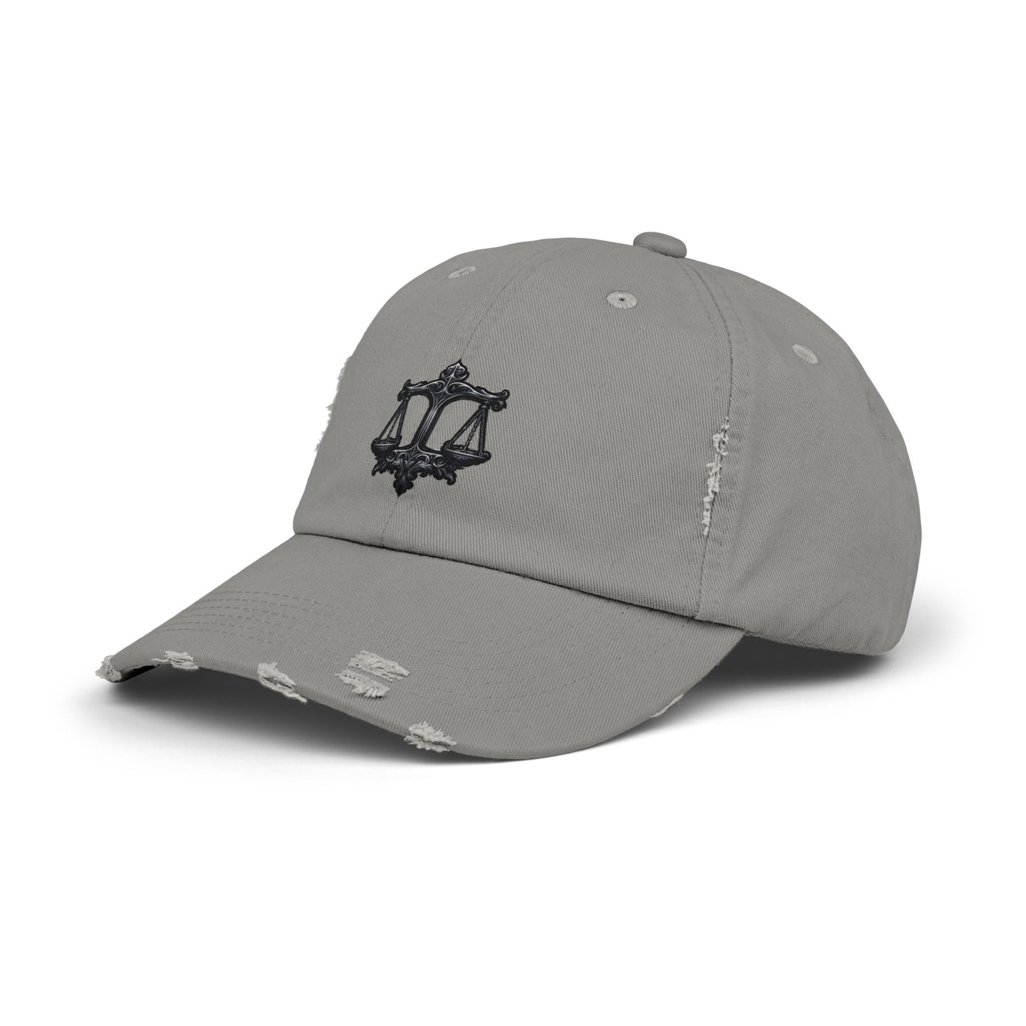 LIBRA Unisex Distressed Cap