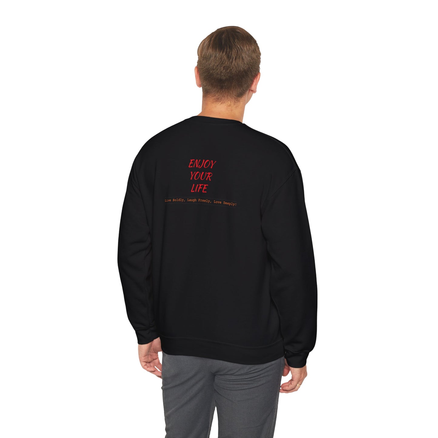 Unisex Heavy Blend™ Crewneck Sweatshirt ENJOY YOUR LIFE