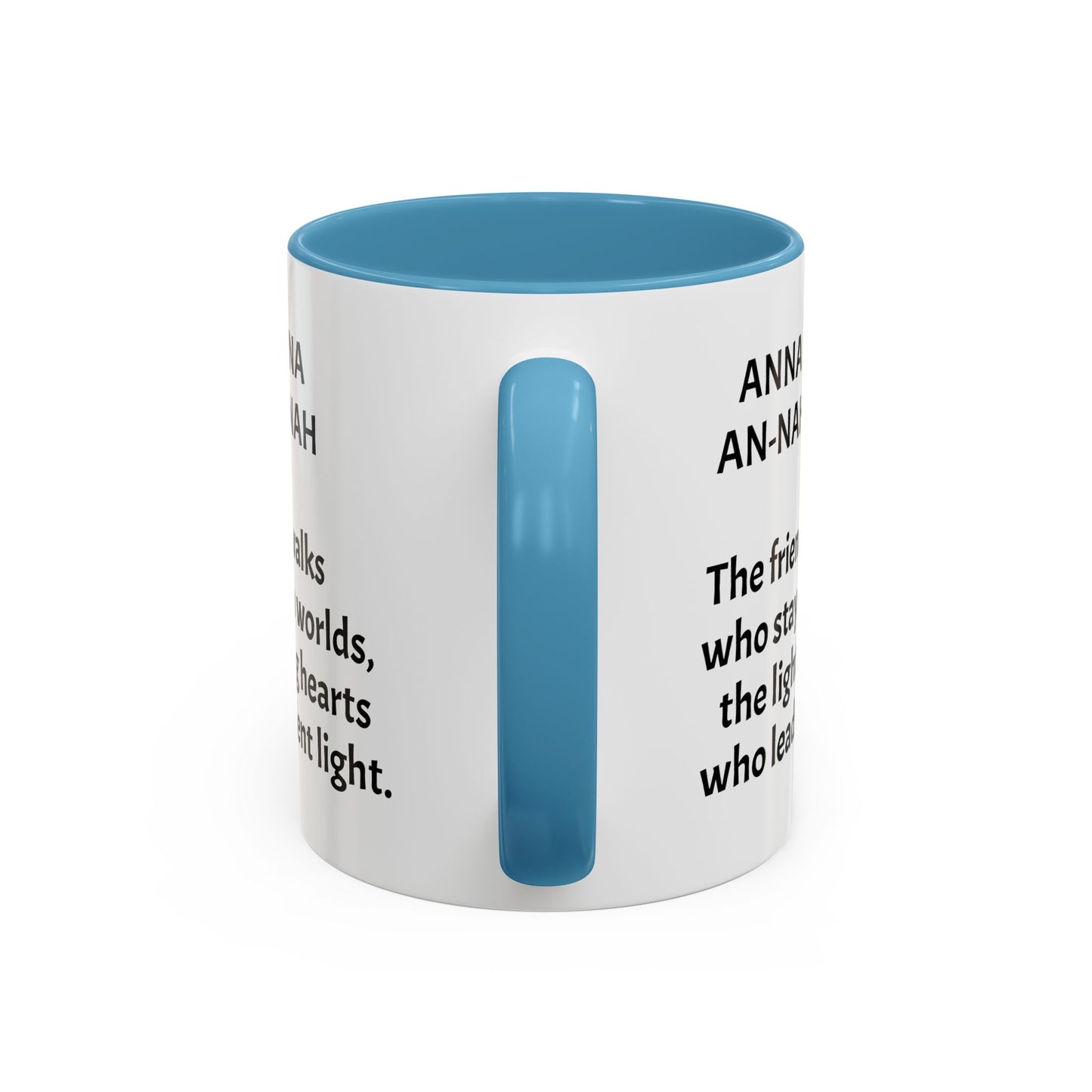 Mystical ANNA Name Mug – Witchy Quote Mugs – “She Walks Between Worlds” & “The Friend Who Stays”