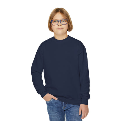 Youth Crewneck Sweatshirt Enjoy Your Life white