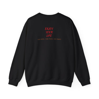 Unisex Heavy Blend™ Crewneck Sweatshirt ENJOY YOUR LIFE