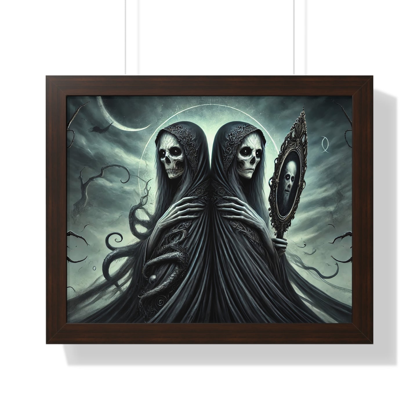 Happy Halloween Framed Horizontal Poster Gemini