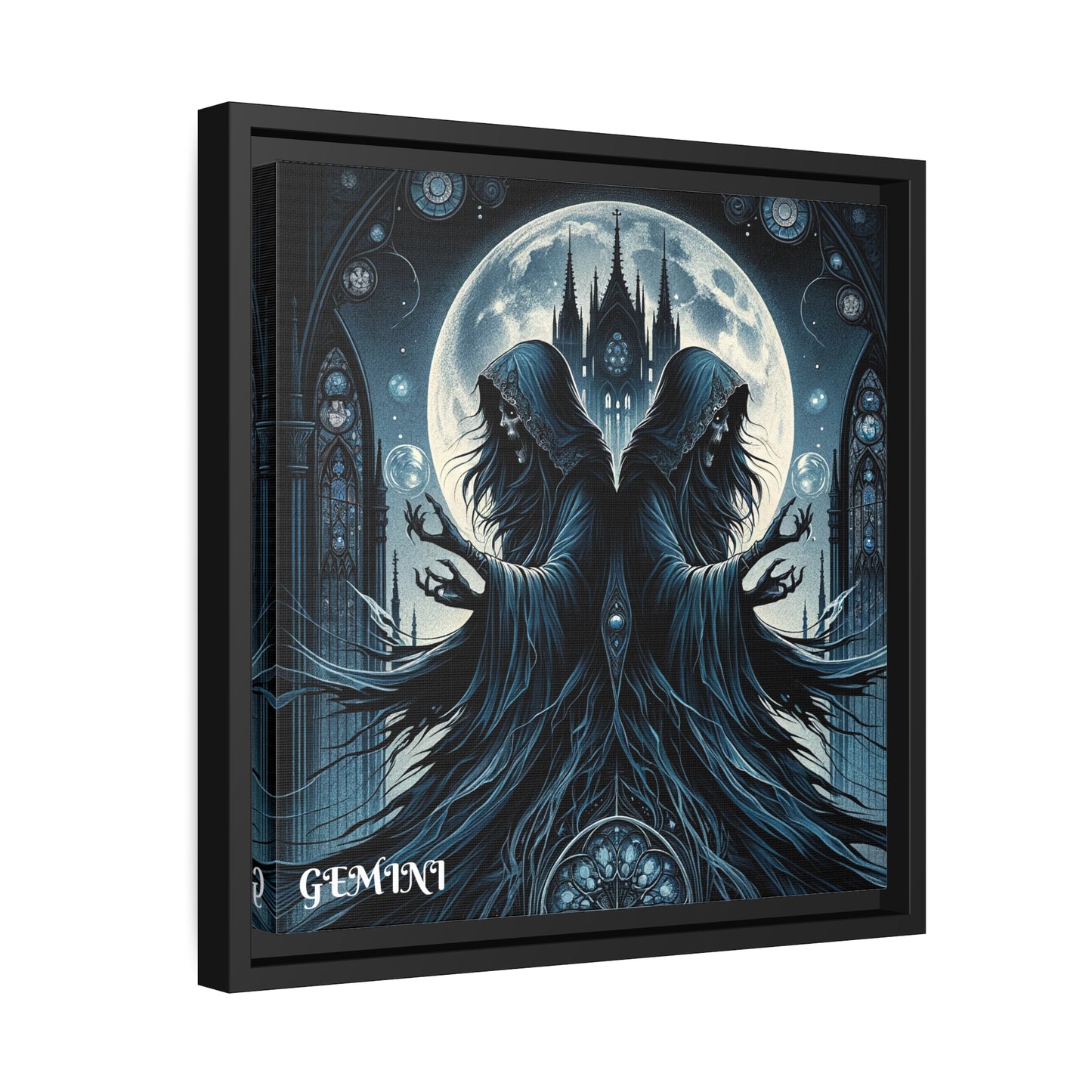 GEMINI Matte Canvas, Black Frame