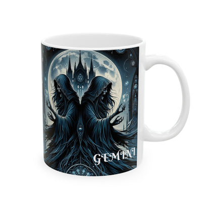 GEMINI GOTHIC Ceramic Mug, (11oz, 15oz)