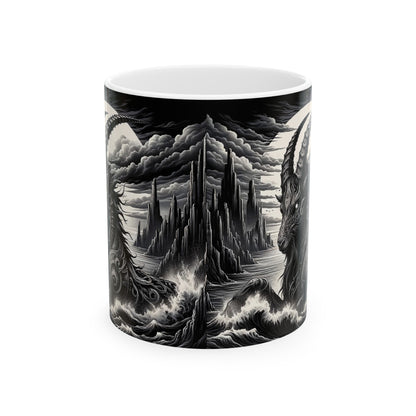 CAPRICORN GOTHIC Ceramic Mug, (11oz, 15oz)