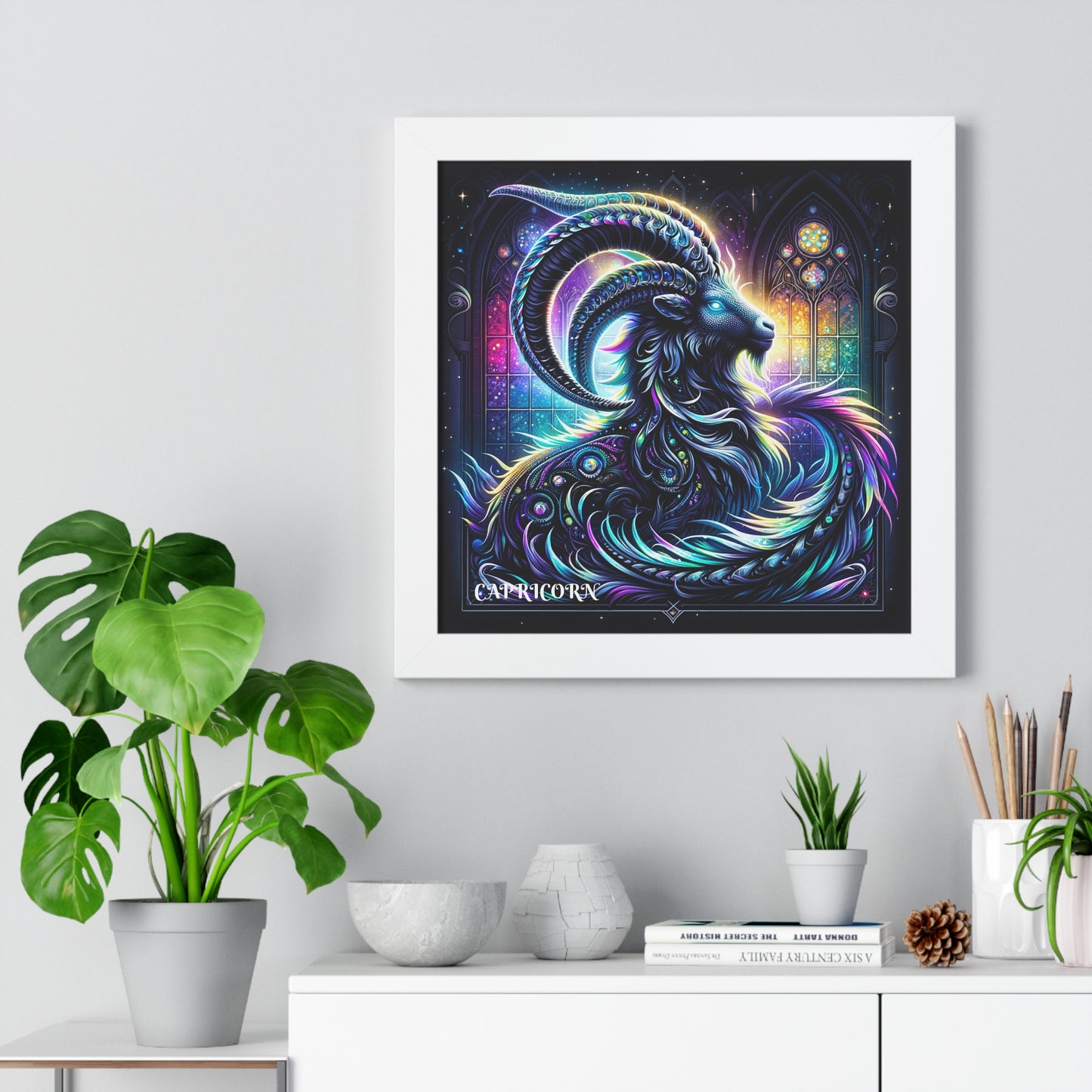 CAPRICORN Framed Vertical Poster