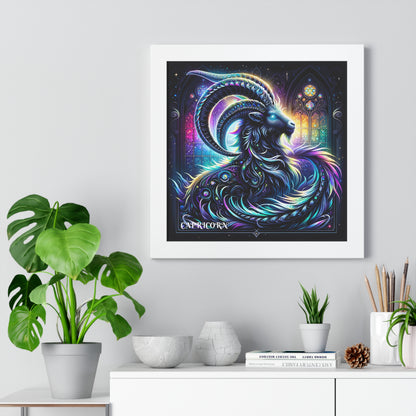 CAPRICORN Framed Vertical Poster
