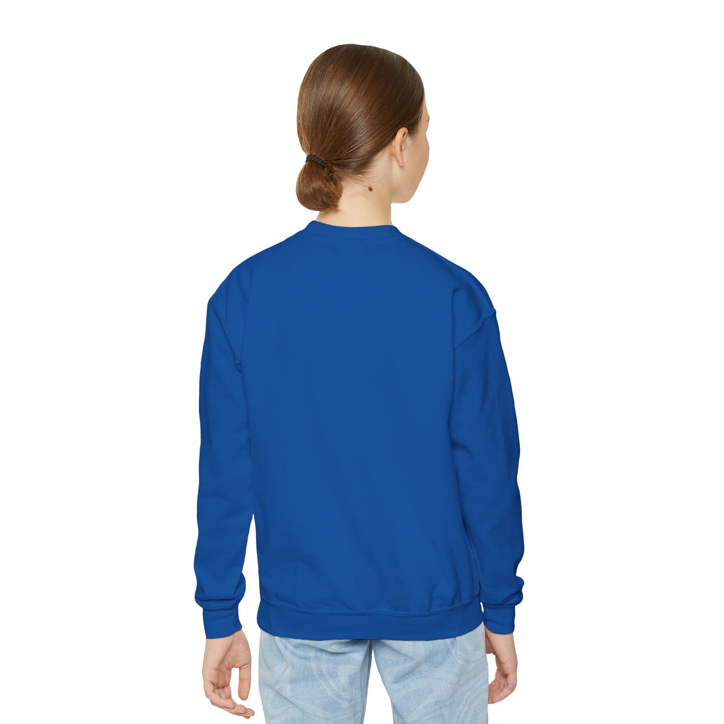 Youth Crewneck Sweatshirt Enjoy Your Life white