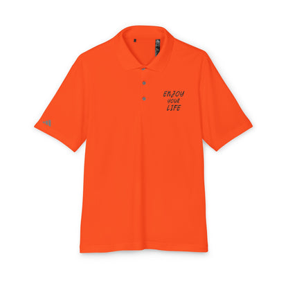 adidas Unisex Performance Polo ENJOY YOUR LIFE