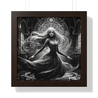 Virgo Framed Vertical Poster