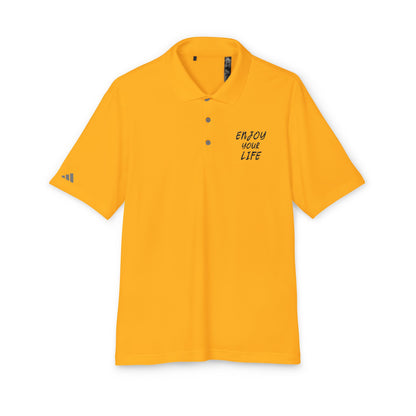 adidas Unisex Performance Polo ENJOY YOUR LIFE