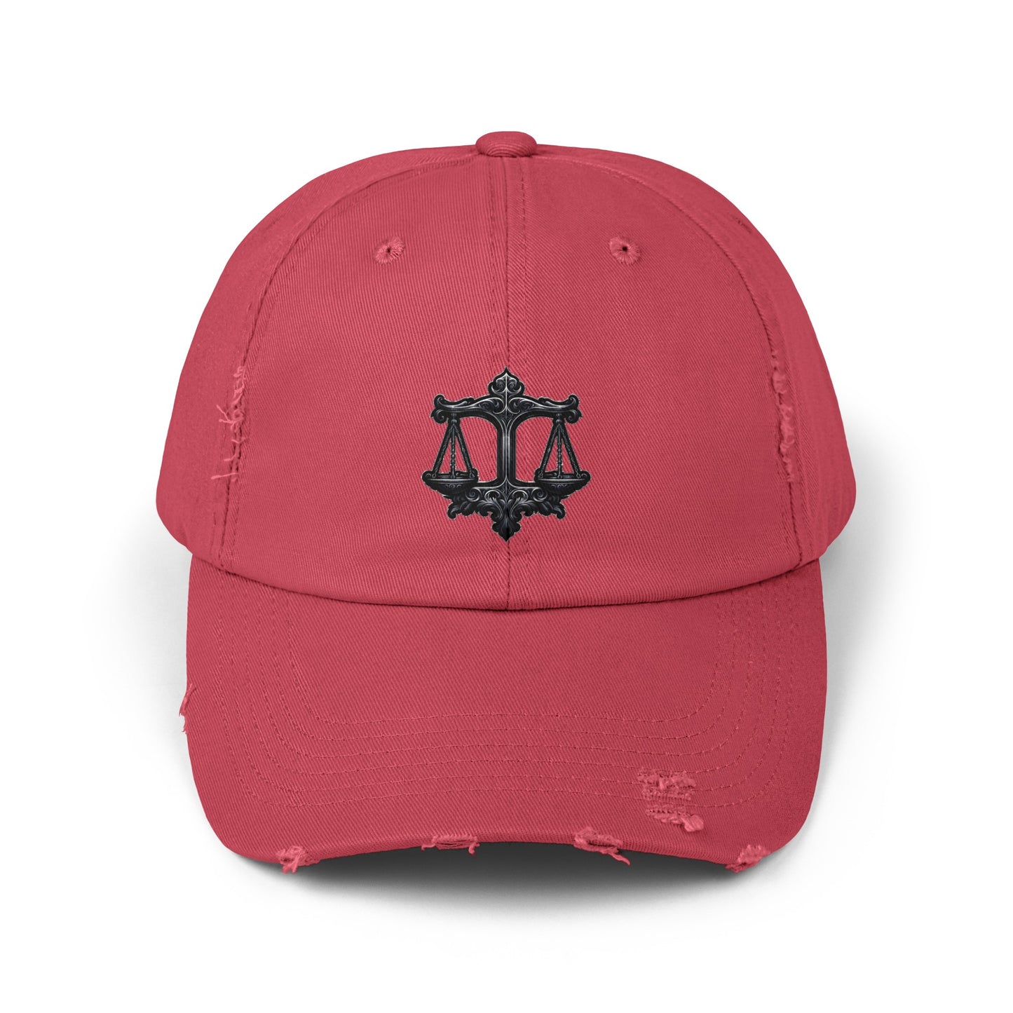 LIBRA Unisex Distressed Cap