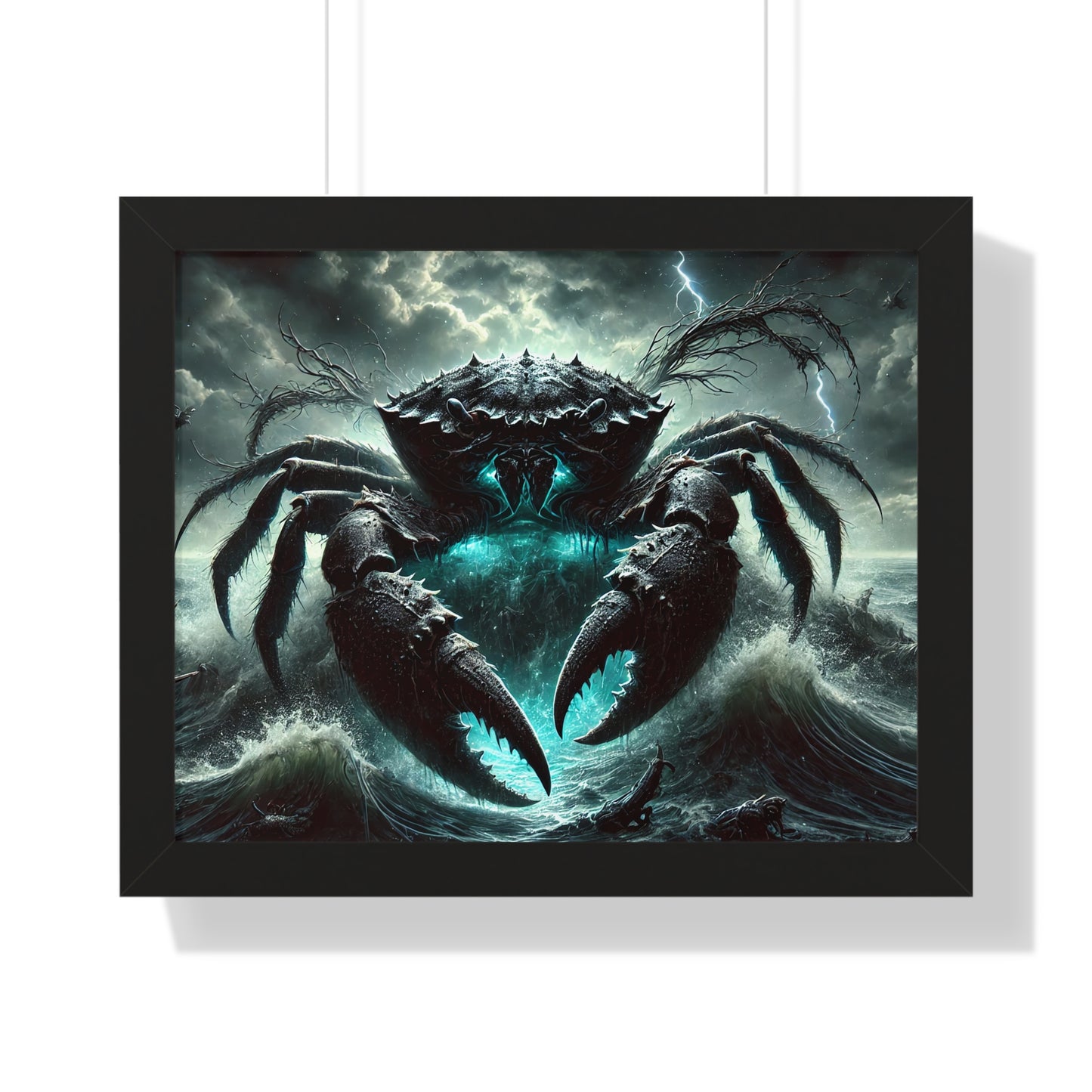 Happy Halloween Framed Horizontal Poster Cancer