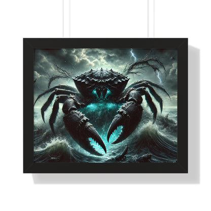 Happy Halloween Framed Horizontal Poster Cancer