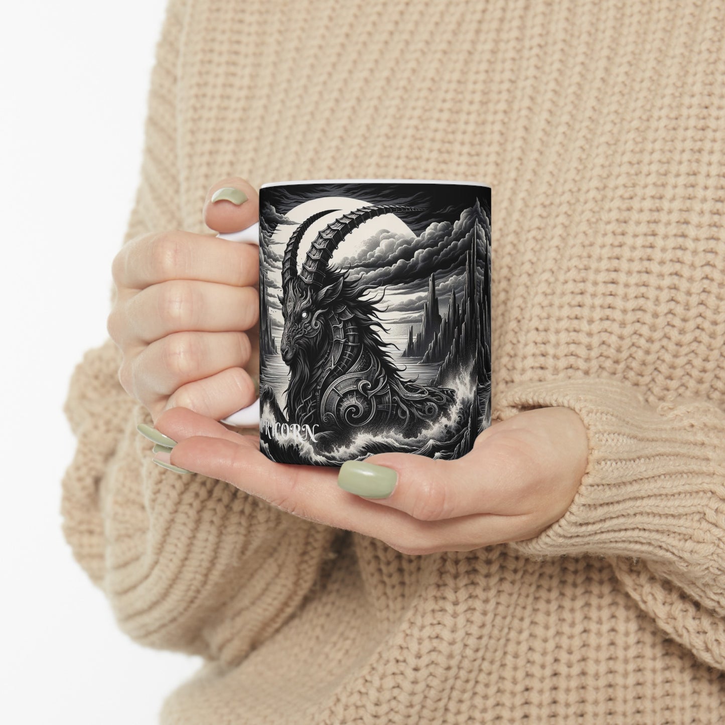 CAPRICORN GOTHIC Ceramic Mug, (11oz, 15oz)