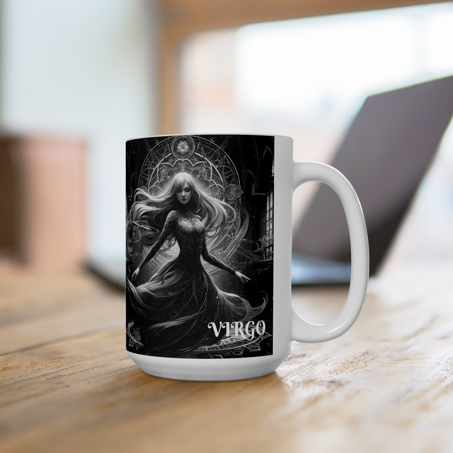 VIRGO GOTHIC Ceramic Mug, (11oz, 15oz)