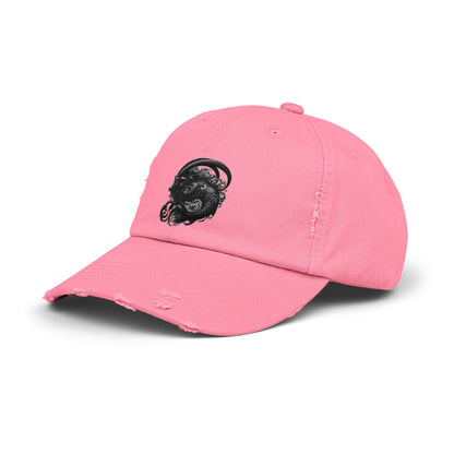 CAPRICORN Unisex Distressed Cap