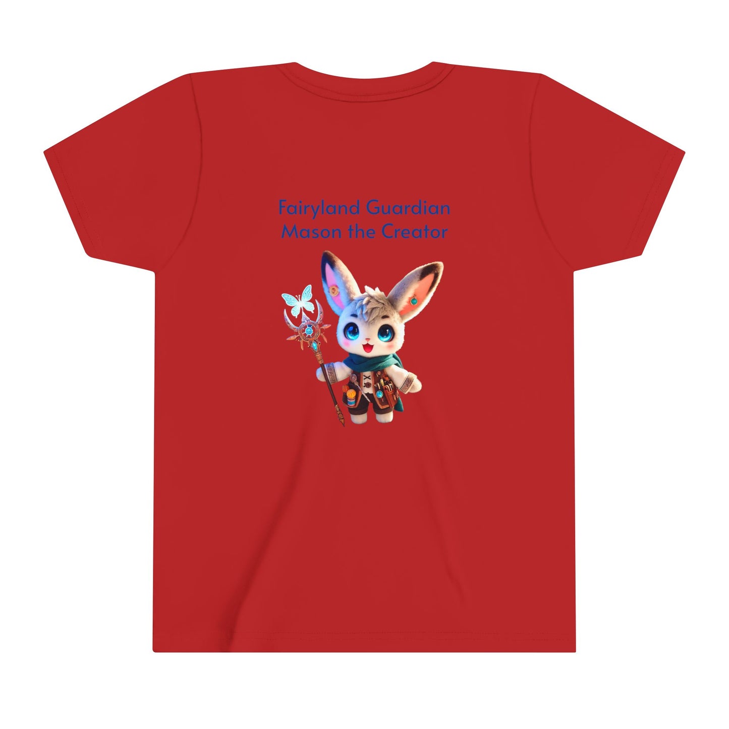 Short Sleeve Tee - Mason the Creator - Cute & Magical Design for Kids