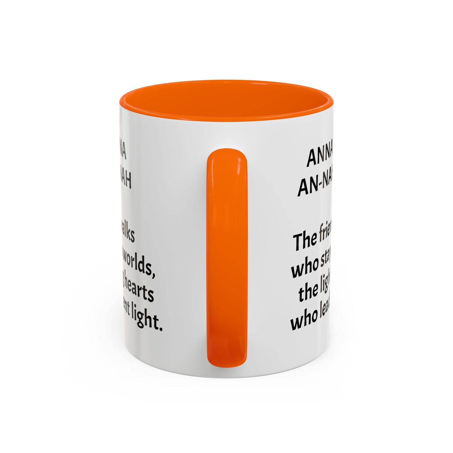 Mystical ANNA Name Mug – Witchy Quote Mugs – “She Walks Between Worlds” & “The Friend Who Stays”