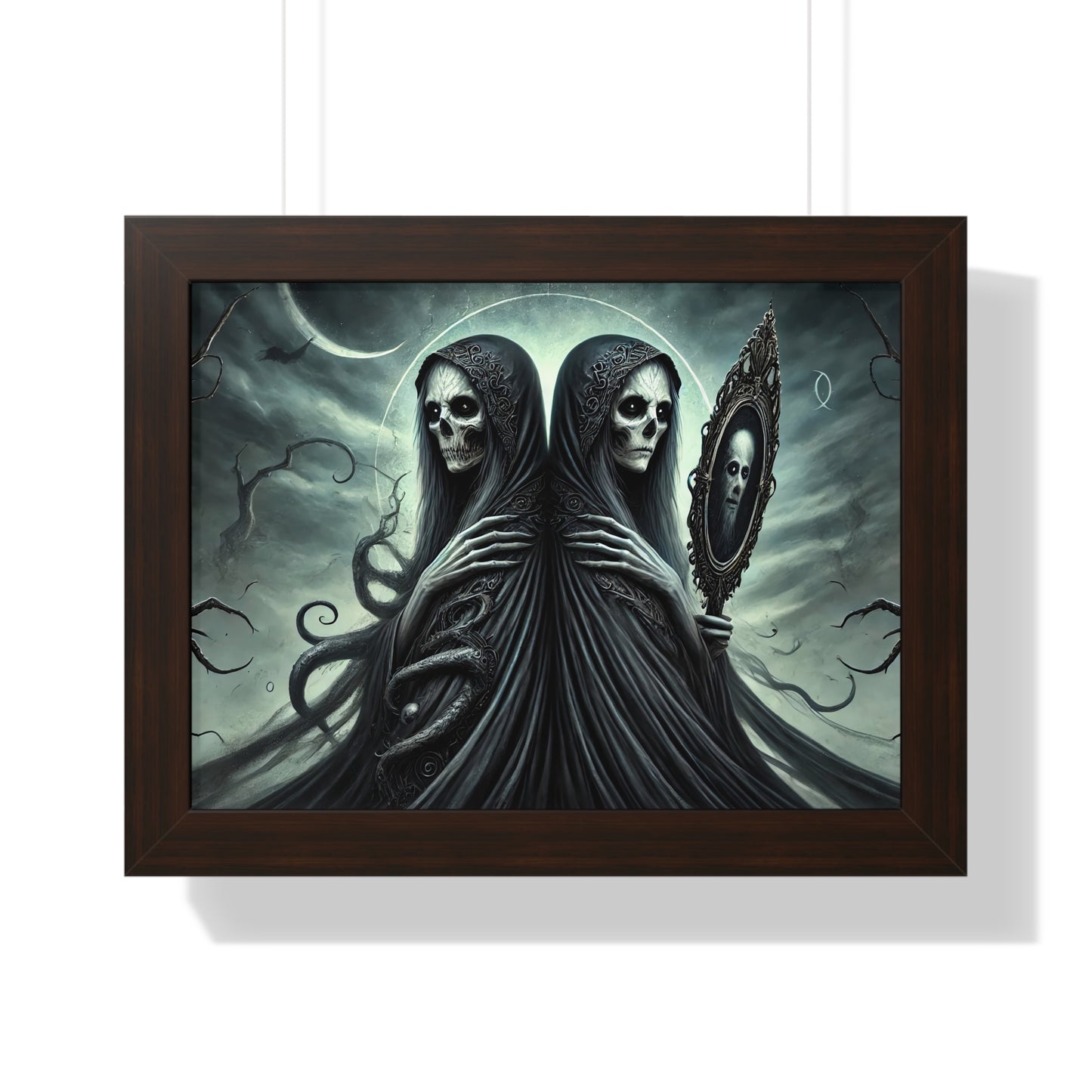 Happy Halloween Framed Horizontal Poster Gemini