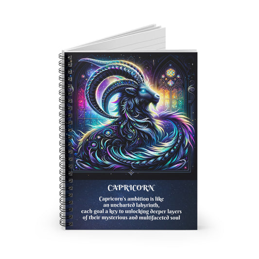 CAPRICORN Spiral Notebook - Ruled Line
