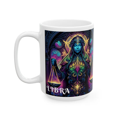 LIBRA Ceramic Mug, (11oz, 15oz)
