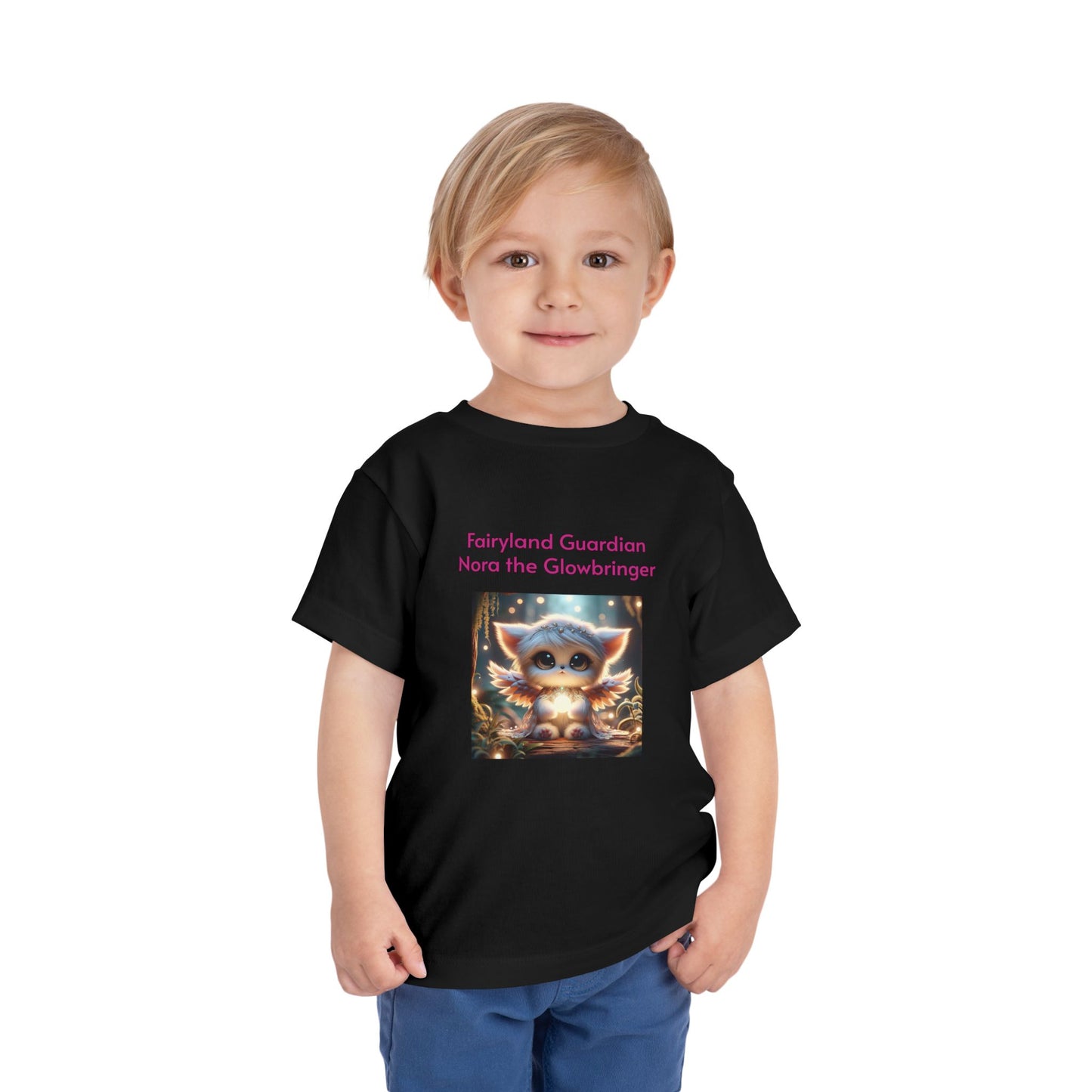 Toddler Short Sleeve Tee Nora the Glowbringer
