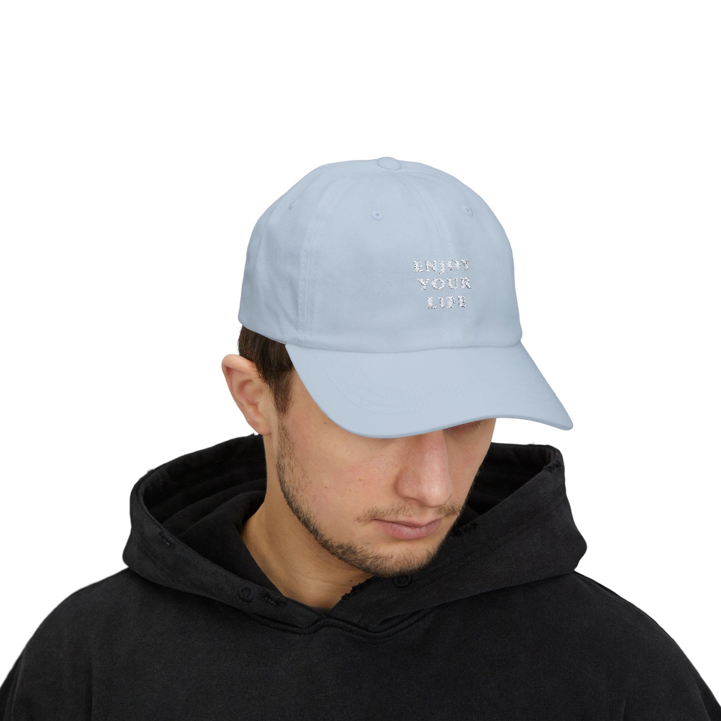 Classic Cap Enjoy Your Life White