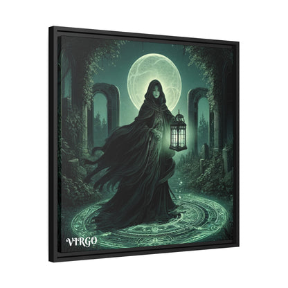VIRGO Matte Canvas, Black Frame