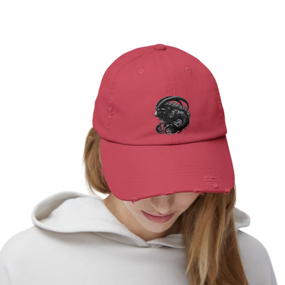 CAPRICORN Unisex Distressed Cap