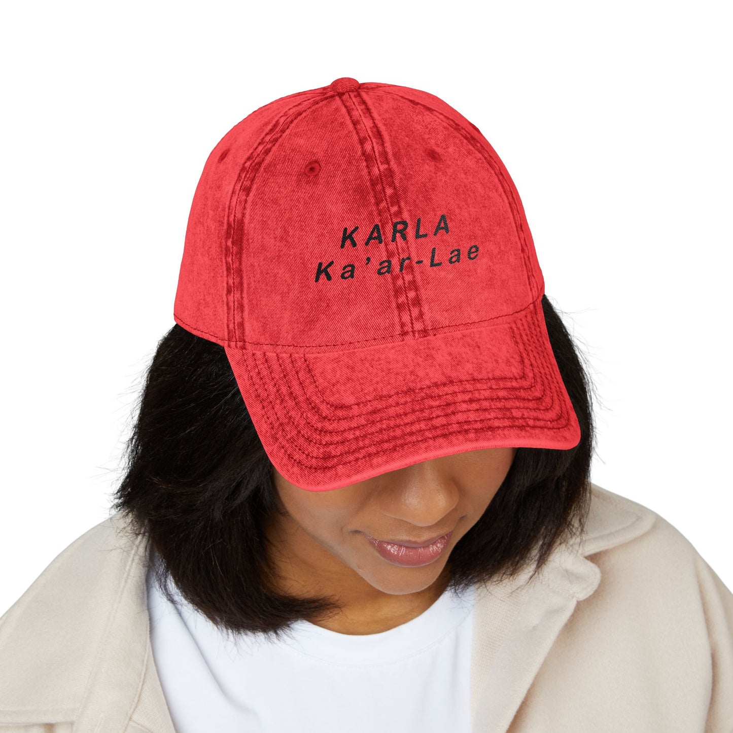 KARLA — Vintage Witch’s Cap “Guardian of Bound Flame | Veil of Harmony”