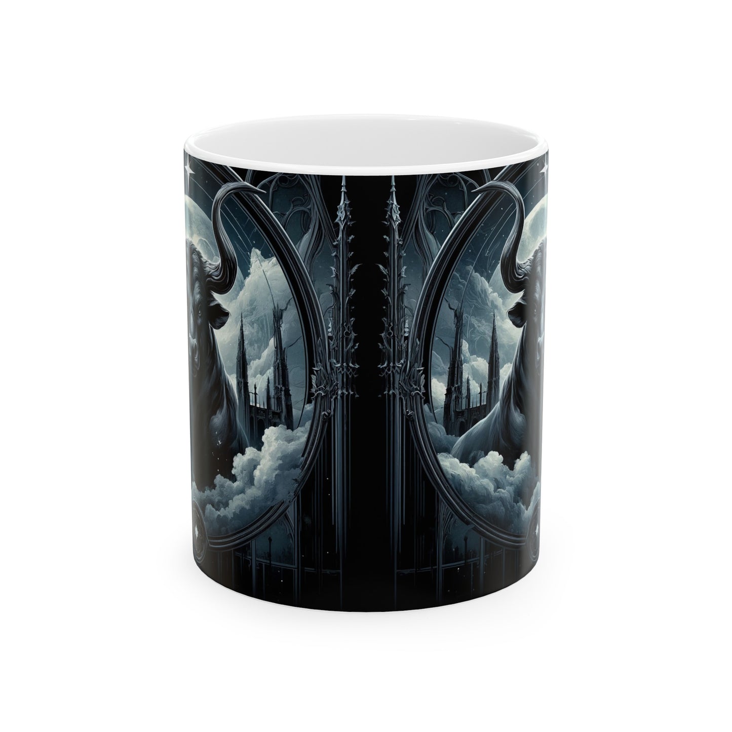 TAURUS GOTHIC Ceramic Mug, (11oz, 15oz)