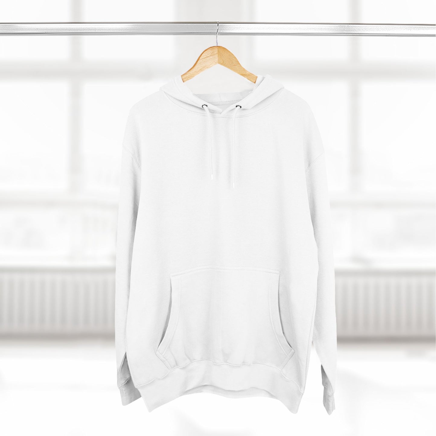 Three-Panel Fleece Hoodie Enjoy Your Life