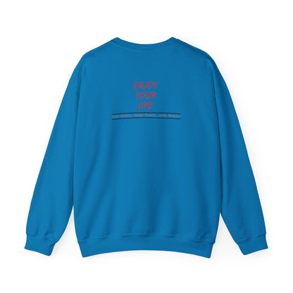Unisex Heavy Blend™ Crewneck Sweatshirt ENJOY YOUR LIFE
