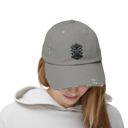PISCES Unisex Distressed Cap