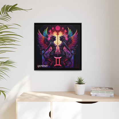 GEMINI Matte Canvas, Black Frame