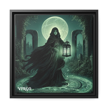 VIRGO Matte Canvas, Black Frame