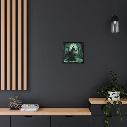 VIRGO Matte Canvas, Black Frame