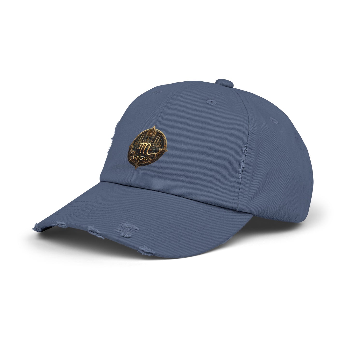 VIRGO Unisex Distressed Cap