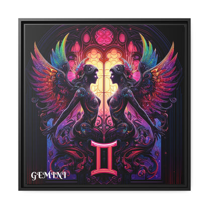 GEMINI Matte Canvas, Black Frame