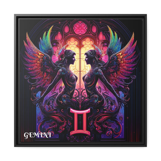 GEMINI Matte Canvas, Black Frame
