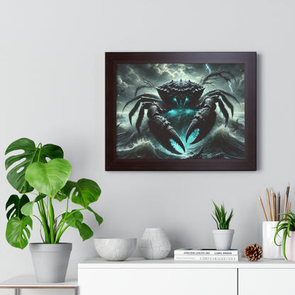 Happy Halloween Framed Horizontal Poster Cancer
