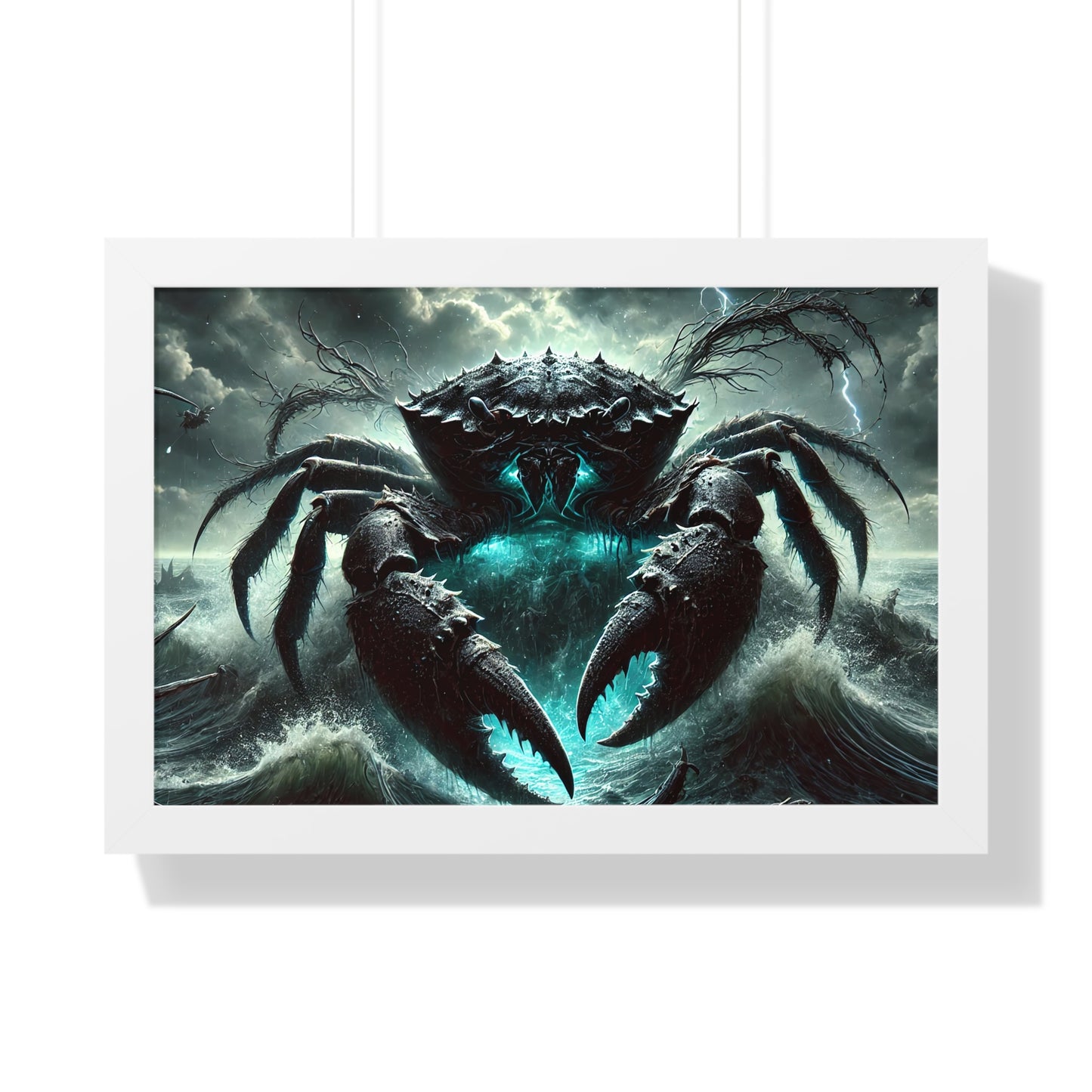 Happy Halloween Framed Horizontal Poster Cancer