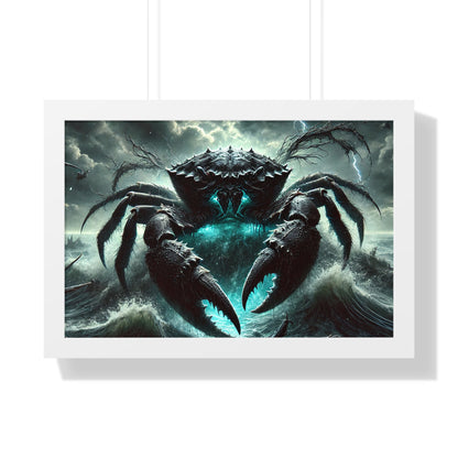 Happy Halloween Framed Horizontal Poster Cancer
