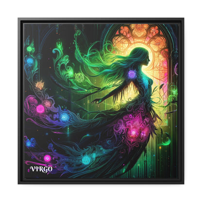 VIRGO Matte Canvas, Black Frame