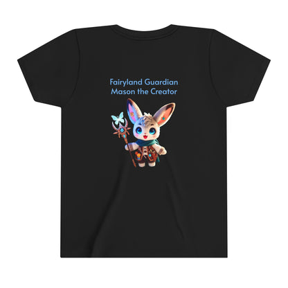 Short Sleeve Tee - Mason the Creator - Cute & Magical Design for Kids